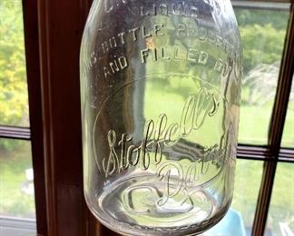 Stoffell's Dairy milk bottles