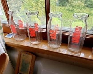 Stoffell's Dairy milk bottles