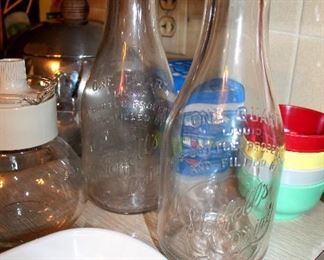 Stoffell's Dairy milk bottles