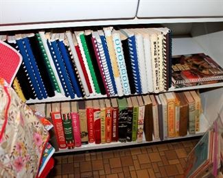 Lots of cookbooks