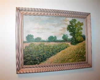 Original painting signed L.A.C. Skinner