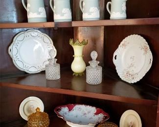 Dudson Jasperware, antique glass, Limoges, and more!
