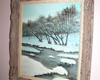 Original painting signed L.A.C. Skinner