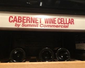 Summit wine cooler 9 shelves