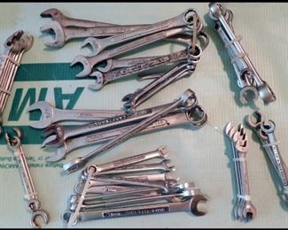 Open Box End and Tubing Wrenches.
