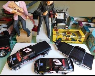 Toy Die Cast Cars, Trucks and Elvis.