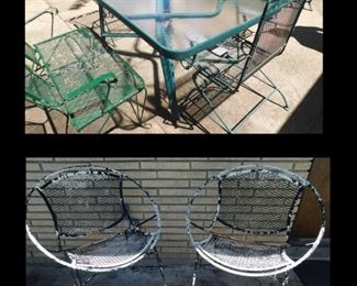 Patio Table and Chairs,