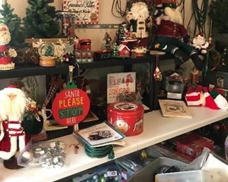 Many Christmas items
