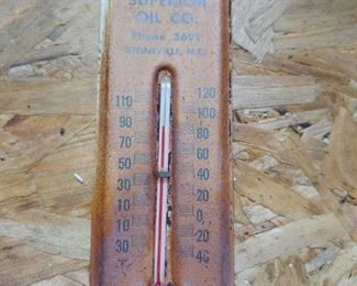Superior Oil Company Thermometer
