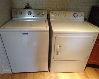 Very gently used Maytag "Centennial" washer & GE "Sensor Dry" clothes dryer.