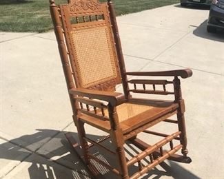 Antique European rocking chair