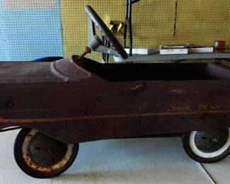 Vintage "Jet Sweep" Pedal Car