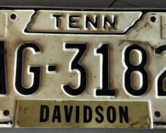 Vintage Agriculture Tennessee License Plate