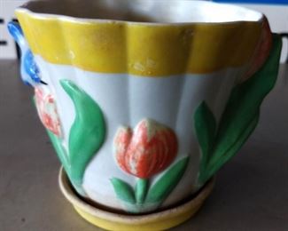 Vintage Floral Bowl (Nagoya, Japan)