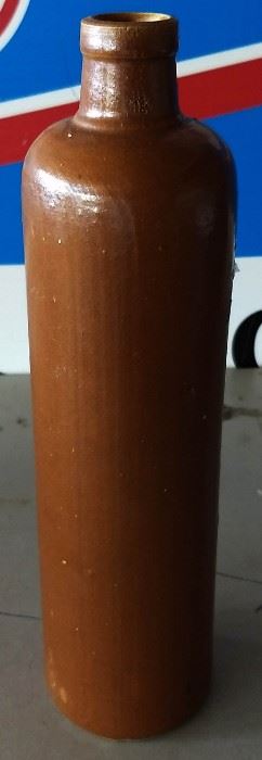 Antique "James Beam" (New York) Stoneware Bottle