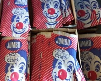 Vintage Popcorn Bags, NOS