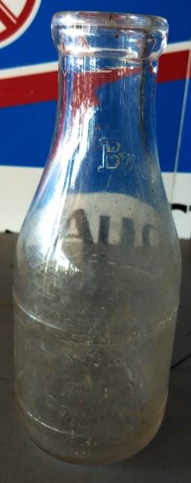 Vintage Glass Milk Bottle (Chicago, IL)