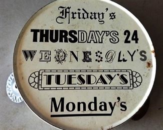 Vintage Metal Tambourine