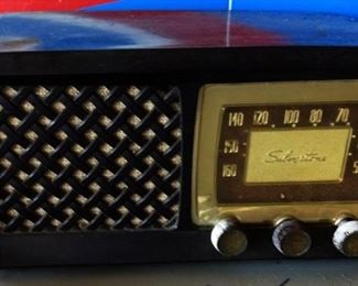 Vintage Silvertone Radio