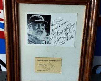 Autographed Picture- Denver Pyle