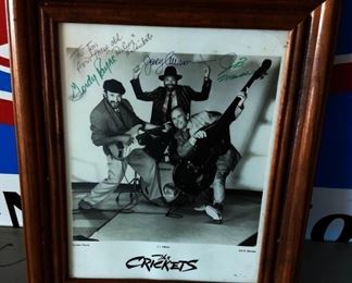 Autographed Picture- The Crickets