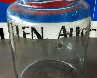 Vintage Glass Apothecary Jar (no lid)