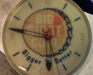 Vintage Big Giant Cola Clock