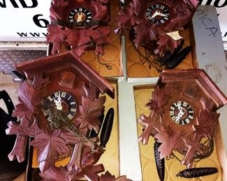 Vintage Cuckoo Clocks
