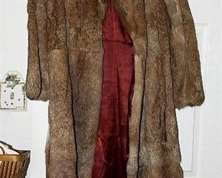 Full Length Rabbit Coat