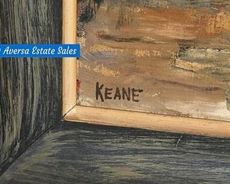 Original Oil on Canvas by KEANE