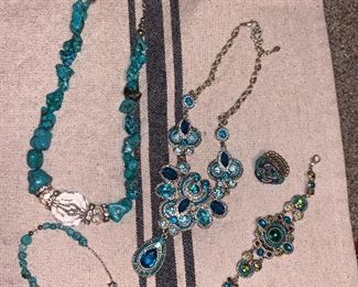 Jewelry - Sterling, gems, gold, Costume 