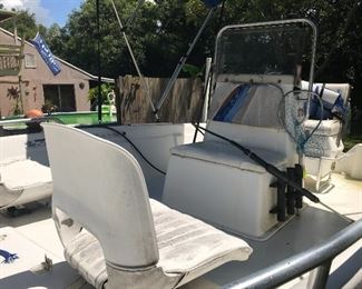 This item is offered for presale.  Inquiries can be made via text to 251.525.0966.  (2003 17' Carolina Skiff, Honda 75 Outboard Motor and Trailer.  Runs great.  Last on the water 8/3/19.)