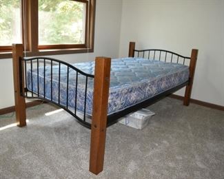 TWIN BED W/ MATTRESS