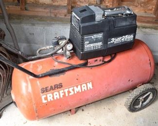 CRAFTSMAN AIR COMPRESSOR 31/2 HP 25 GAL