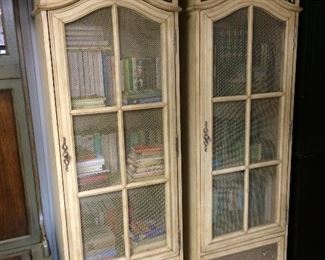Great PAIR of cabinets..... great for books, what-knots, or anything you collect!