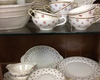 "Wilton" Haviland china trimmed in gold!