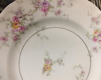 Close-up of Haviland china plate!