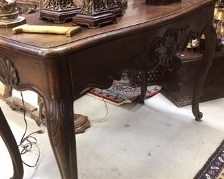 English side table.... One of the best pieces in the sale!  Great for an entry hall, great room, or even in a dining room!