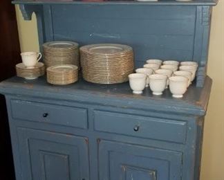 Chalk Painted Hutch