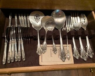 Many serving pieces
