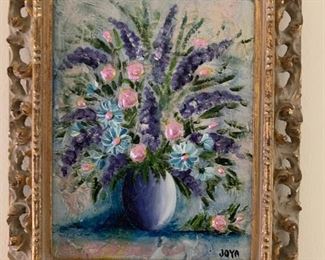 Petite oil painting