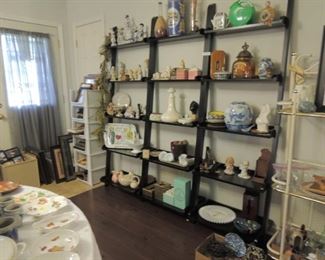 some silver crest fenton and a variety of different colletibles