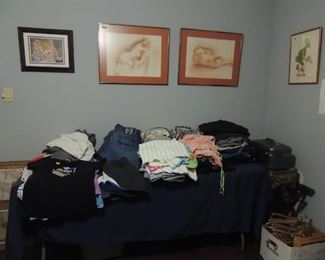 tons of clothes and shoes medium to 3x everything is 1.50 unless priced otherwise , Shoes are 1.50 also