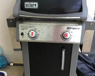 Weber grill with cover