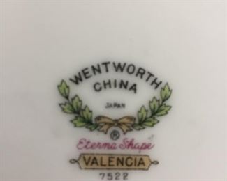 Wentworth Valencia Mid Century China.