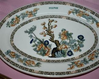 Rare Antique Pulman Indian Tree Platter