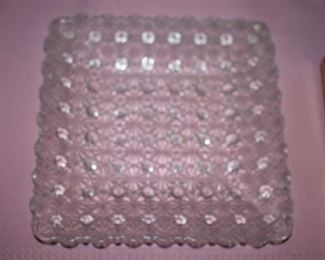 Antique Pattern Design Square Dish