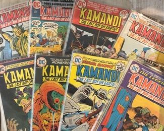 Entire run of Kamandi in excellent condition (not all in photo)!