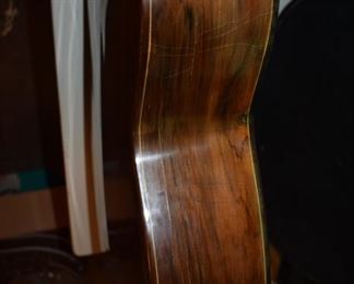 Miquel and Company Flamenco Guitar 1963. World Famous Luthier, Cuba's premier luthier, who escaped from Cuba during the Castro revolution and settled in Little Miami to continue making his extraordinary Flamenco Guitar's. He escaped Cuba in 1961 on a self-made raft bringing with him as much of his special woods as he could transport so that he could continue his craft here in the USA. He settled in Miami to continue his artistic genius in making some of the World's Finest Flamenco Guitars.