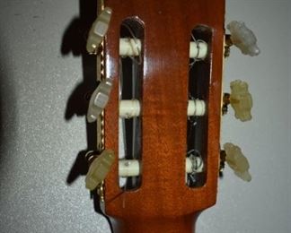 Miquel and Company Flamenco Guitar 1963. World Famous Luthier, Cuba's premier luthier, who escaped from Cuba during the Castro revolution and settled in Little Miami to continue making his extraordinary Flamenco Guitar's. He escaped Cuba in 1961 on a self-made raft bringing with him as much of his special woods as he could transport so that he could continue his craft here in the USA. He settled in Miami to continue his artistic genius in making some of the World's Finest Flamenco Guitars.
